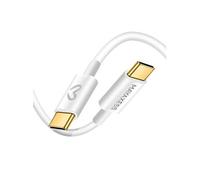 Câble de charge pour Google Pixel 10 USB-C 1m Blanc