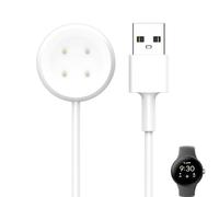 Câble de charge pour Google Pixel Watch 2, chargeur compatible avec Google Pixel Watch 3, station de charge magnétique, avec câble de charge USB-C de 1 m pour Fitbit versa4/Fitbit versa3/Fitbit (blanc