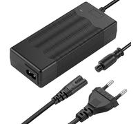Câble de charge pour hoverboard 42 V 2 A, chargeur de batterie pour scooter électrique, chargeur de scooter électrique avec indicateur de charge LED, prise UE à 3 trous, compatible avec hoverboard
