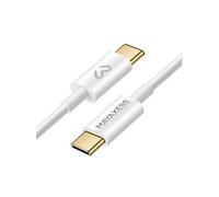 Câble de charge pour iPhone 17 USB-C / USB-C 1m Blanc