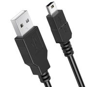 Câble de charge pour manette PS3, USB A vers USB B, câble magnétique mini USB pour manettes Sony Playstation 3/PS3 Slim/PS Move, câble de caméra embarquée, lecteur MP3, appareils photo numériques (1,8