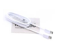 Câble de charge pour Samsung EP-DA705BWE d'origine pour Samsung Galaxy A03, A03s, A04s, A05s, A13, A14, A15, A23, A33, A34, A35, A42, A52, A53, A55 - Câble de données de 1 m - Type C - Blanc - Avec