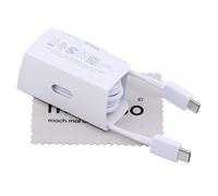 Câble De Charge Pour Samsung Ep-Dn980Bwe Pour Samsung Galaxy Z Flip 4, Z Fold 4, Xcover 6 Pro, Z Flip3 5G, Z Fold3 5G, S21 Fe, M13, A13 4G, A23 5G 1M 25W Blanc Avec Mungoo Chiffon De Nettoyage D'Écra