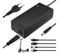 Câble de charge pour scooter électrique 42 V 2 A, chargeur pour scooter, chargeur hoverboard avec 4 connecteurs d'interface, bloc d'alimentation pour scooter électrique