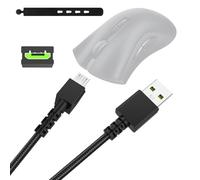 Câble de charge pour souris compatible avec Razer Viper Ultimate, Naga Pro, DeathAdder V2 Pro, Basilisk Ultimate, Mamba Wireless, Firefly HyperFlux - Cordon d'alimentation USB de rechange pour souris