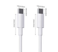 Câble de charge rapide 3M, câble USB C vers USB C PD 60 W