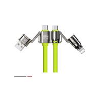 Câble de charge rapide 4 en 1 Kimsi WEKOME King Kong 240 W / 48 V 5 A - WDC-51 (Jaune)