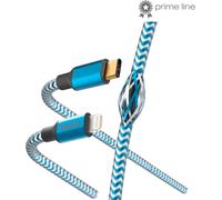 Câble de charge rapide/données Reflective USB-C vers Lightning 1,5m bleu