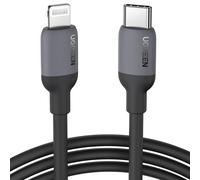 Câble de charge rapide iPhone USB-C - Lightning PD 20 W 1 m Noir