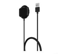 Câble de charge rapide pour montre GPS Golf Aim W10 - Cordon USB de 1 m avec station d'accueil - Matériau ABS noir