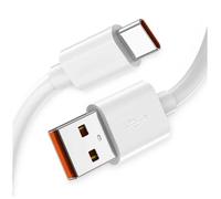Câble de charge rapide pour Xiaomi 120W Max. Câble USB 6A Charge rapide 65W Max, Cable USB C Transfert de données pour Android. Câble USB C 67W 6A pour Mi 11 Ultra, Xiaomi/Redmi Poco Black Shark