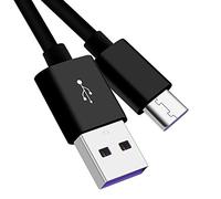 Câble de charge rapide PremiumCord USB-C de 1 m, charge super rapide 5A, fiche USB 3.1 type C vers fiche USB 2.0, câble de données et de charge rapide compatible avec les appareils de type C, noir.