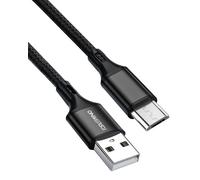 Câble de charge rapide tressé Oniverse USB-A vers Micro-USB 3 m Noir