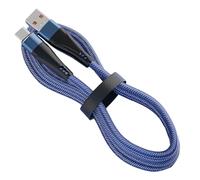 Câble de charge rapide USB C pour voiture - Accessoires de téléphone en nylon 10 A, capteur intégré, 480 Mbps, pour smartphone This Gives The Cable High Durability, Strength That Can Last Longer