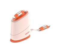 Câble de charge rapide USB C vers iPhone 120 W, adaptateur de charge télescopique pour transfert de données sur table/bureau/bureau avec adhésif pour iPhone/Airpod 1,2 m, orange C-L 30 W 2,5 a
