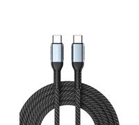 Oniverse Cable USB C 100W, câble de charge tressé Type C vers Type C, Compatible avec PS5 Pro Slim Xbox series X|S Switch 2 PC META MAC Android Iphone 15, 2 mètres, charge rapide