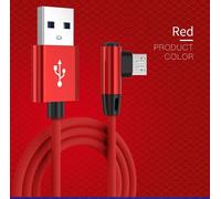 Câble De Charge Rapide Usb Type C 5a,Câble Micro Usb,Huawei Mate 40 30,Samsung,Xiaomi Game,Chargeur De Téléphone Résistant,Usb C 90 - Type Red For Micro-0.3m