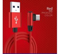 Câble De Charge Rapide Usb Type C 5a,Câble Micro Usb,Huawei Mate 40 30,Samsung,Xiaomi Game,Chargeur De Téléphone Résistant,Usb C 90 - Type Red For Type-C-2m