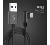 Câble De Charge Rapide Usb Type C 5a,Câble Micro Usb,Huawei Mate 40 30,Samsung,Xiaomi Game,Chargeur De Téléphone Résistant,Usb C 90 - Type Black For Type-C-0.3m