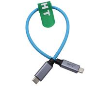 Câble De Charge Rapide Usb Type-C Usb-C Pour Samsung Ssd Blackmagic 4K Camera Zcam Ca-Non R6Ii So-Ny A7C Fx3 Camera Macbook Iphone15 Pro Laptop Monitor, Tressé 30 Cm[CAB4192925]