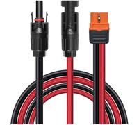 Câble de charge solaire, connecteur solaire vers adaptateur XT60i, câble de connexion de panneau solaire 12 AWG XT60i-F, compatibl