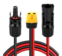 Câble de Charge Solaire XT60 Cable Panneau Solaire Connecteur Solar Panel vers Connexion Adaptateur XT60 Fiche Portable pour Générateur solaire EF DELTA 2 et River Pro MAX Powerstation 757 Powerhouse