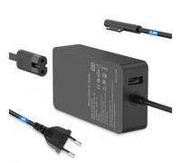 Câble de charge Surface Pro pour ordinateur portable Microsoft Surface Pro X 3 4 5 6 7 7+ 8 9, Surface Laptop 5 4 3 2 1, Surface Go Tablet, Surface Book 3, 2, 1 bloc d'alimentation chargeur