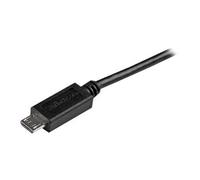 StarTech.com Câble de charge /synchronisation mobile USB A vers Micro B slim de 2 m pour smartphone et tablette - M/M - Noir