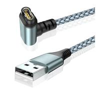 Câble De Charge Tressé À 90 Degrés Pour Compatible G-armin Fenix 5 5s 5x 6 6s 6x Plus Pro 7 7s 7x, Forerunner 945 45 45s 245 Music, Approach S10 S40 S60 G12 S12 S42, Vívoactive 3 4 4s, Venu 2,2M