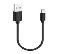 Câble de charge Type-C Geekria (1 ft, noir) compatible avec Sony WF-1000XM5/1000XM4/1000XM3, LinkBuds Fit/Open, câble d’alimentation de remplacement USB-A vers USB-C