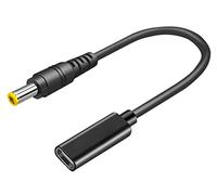 Câble de charge type C USB-C femelle vers DC 5,5 x 2,5 mm pour ordinateur portable 18-20 V