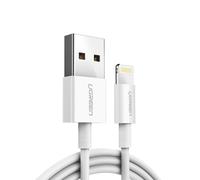 Câble de Charge Ugreen Lightning USB-A 2m MFi 2.4A Blanc