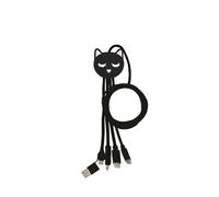 Câble de charge universel 3 en 1 Yello koko Andy 1 m Chat Noir