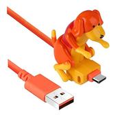 Câble De Charge Usb 1.2m Ligne De Données Rogue Dog Mini Chargeur De Téléphone Pour Smartphone Orange Type C, Câble De Charge Usb, Chargeur De Chien Stray, Chargeur De Données De Chargement Rapide
