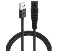 Câble de charge USB 12 V pour rasoir Braun - Compatible avec Braun Series 1 3 5 7 9, 790CC 3080S 3040s 310s 3020S 3050cc 5040s 760CC F5-5800 MS-5700 SR-9130