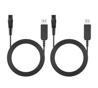Câble De Charge USB 15 V, Compatible Avec Les Rasoirs Électriques Philips HQ8505, QP6510, QP6520, QP6530, QP6550 Et MG5750.(2PCS)