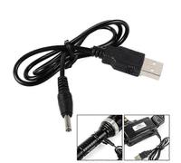 Câble de charge USB 2025 pour lampe torche LED rechargeable et phare