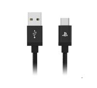 Câble de charge USB-A à USB-C - Hori - PlayStation pour manette DualSense PS5 - Puissance 5 V/3 A- Longueur 3 m - Noir