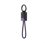 Câble de charge USB C 240 W avec cordon porte-clés pour Huawei (noir)