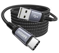 Câble de charge USB C 3 m en nylon tressé USB C pour iPhone 15 Pro Max, Switch, PS5, Samsung Galaxy S21 S22 S23 S24 Ultra S20 S10 S9, A52 A33 A34 A12 A21s A41 A51 A71, Xperia