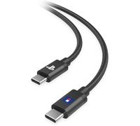 Câble de charge USB-C à USB-C - Hori - PlayStation pour manette DualSense et DualSense Edge PS5 - Longueur 3 m - Noir