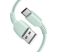 Câble de charge USB C, câble USB A vers USB C de 1 m, câble de type C à charge rapide pour iPhone 17, 16, 15/Air/Plus/Pro/Pro Max, pour Samsung Galaxy S26 S25 S24 S23 S22 S21 S20 (vert)