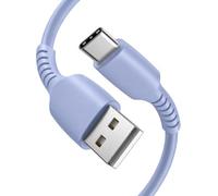 Câble de charge USB C, câble USB A vers USB C de 1 m, câble de type C à charge rapide pour iPhone 17, 16, 15/Air/Plus/Pro/Pro Max, pour Samsung Galaxy S26 S25 S24 S23 S22 S21 S20 (bleu)