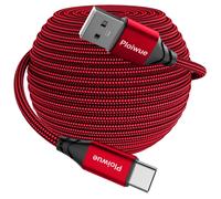 Câble De Charge Usb C De 3 M De Type C - Charge Rapide 3 A - En Nylon Tressé - Convient Pour Samsung Galaxy S22 S21 S20 S10 S8 A12 A20e A21s A40 A51 A70, Huawei P30 P20, Google Pix[Cab9162412]