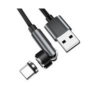 Câble de charge USB-C magnétique 3A 2 m Black