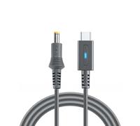 Câble de charge USB-C PD 45W de 1,8 m pour PS One, Sega Mega Drive 2, PS2, cordon d'alimentation USB-C 7W pour jeux, câble de charge pour manette de jeu noir