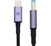Câble De Charge Usb-C Pd De 1,8 M, Entrée Mâle Usb-C Vers Dc 5,5 X 2,1 Mm 20 V, Adaptateur D'Alimentation 100 W, 135 W, 140 W, 65 W Pour Ordinateur Portable[CAB9161473]