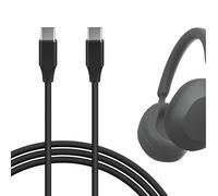Câble de charge USB-C pour écouteurs Geekria, compatible avec Sony WH-1000XM6/1000XM5/1000XM4, WH-XB920N/XB910N, WH-CH720N, ULT WEAR (câble d’alimentation de remplacement Type-C, 4 ft/120 cm)