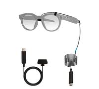 Câble de charge USB-C pour Oakley Meta HSTN, 1,5 m, câble anti-nœuds, chargement lors de l'utilisation, stabilisateur de tension intégré et protection PTC, portable pour voyage/voiture/téléphone