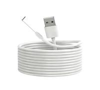 Câble de Charge USB-C pour Sonnette pour Ring Doorbell /Pro 2024, 4 M, Installation Sans Perçage, Angle de 90